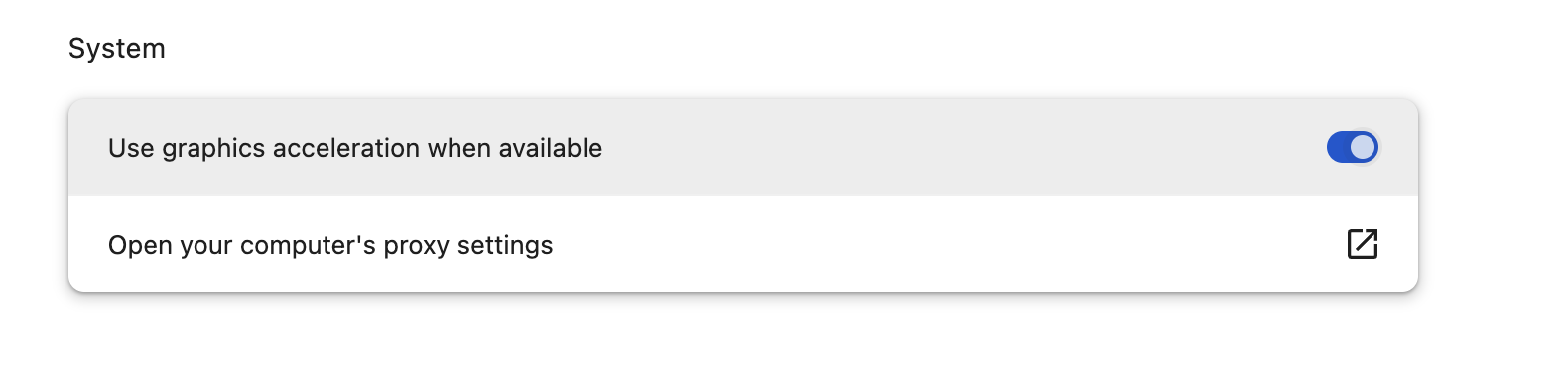 Chrome use hardware acceleration when available